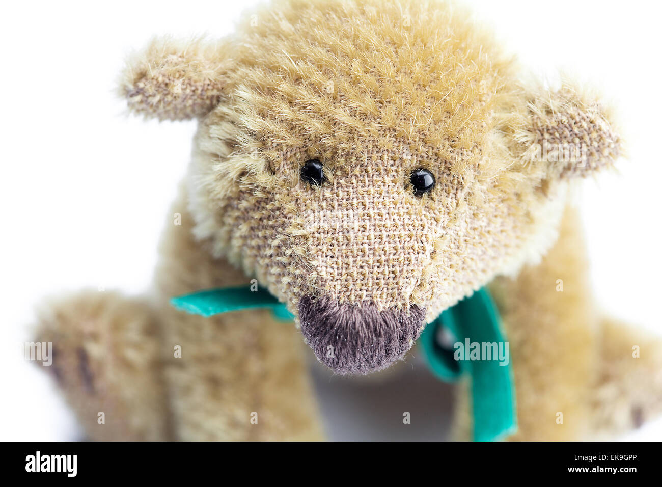 Teddy Bear with bow isolated on white Stock Photo - Alamy
