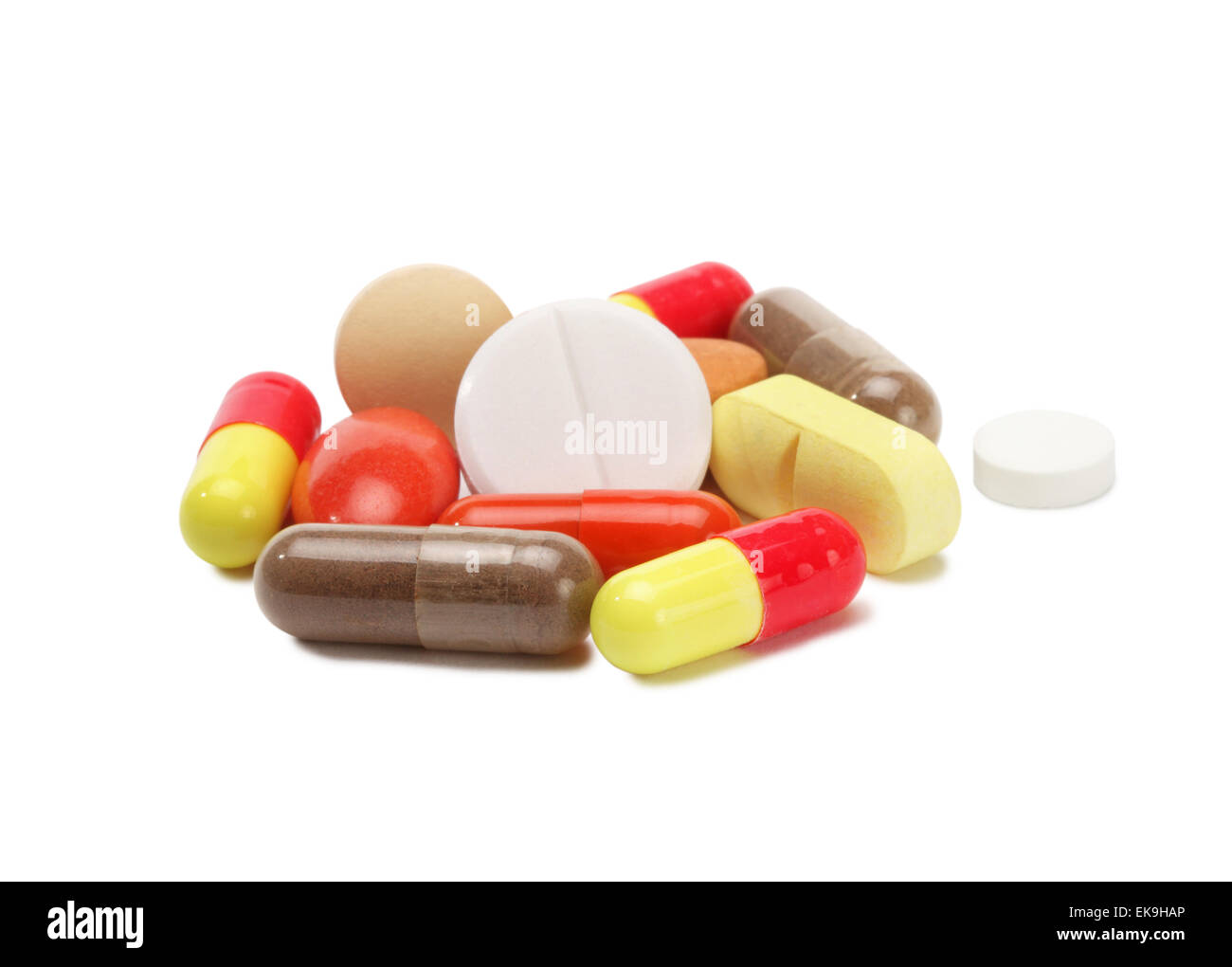 vitamins, pills and tablets Stock Photo