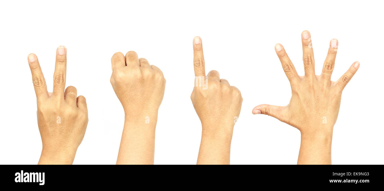 Sign language hands hi-res stock photography and images - Alamy