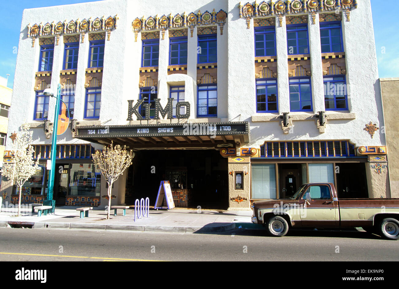 The 1927 King Theater on Central Avenue, Albuquerque, New Mexico, USA. Stock Photo