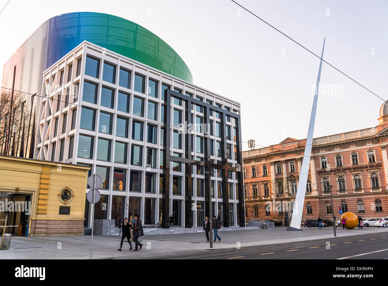 New building of the Music Academy, Zagreb, Croatia Stock Photo Alamy