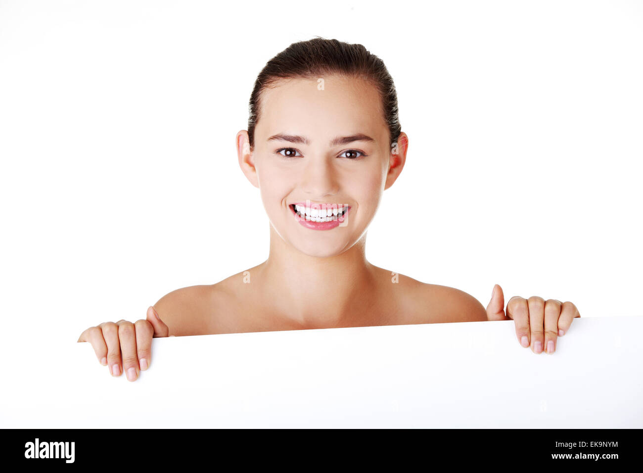 Beautiful teen girl behind big hi-res stock photography and images - Alamy