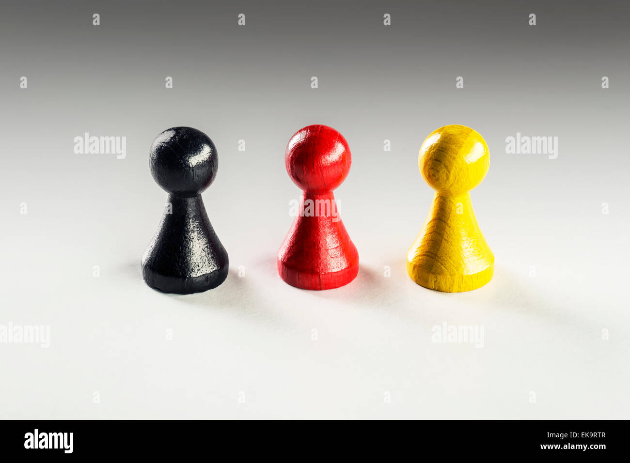 Ludo board game figurines. 3D Stock Photo - Alamy