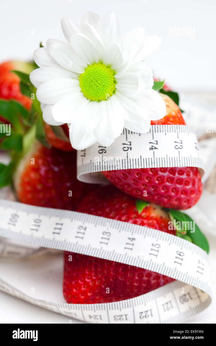 background of red big juicy ripe strawberry and flower Stock Photo - Alamy
