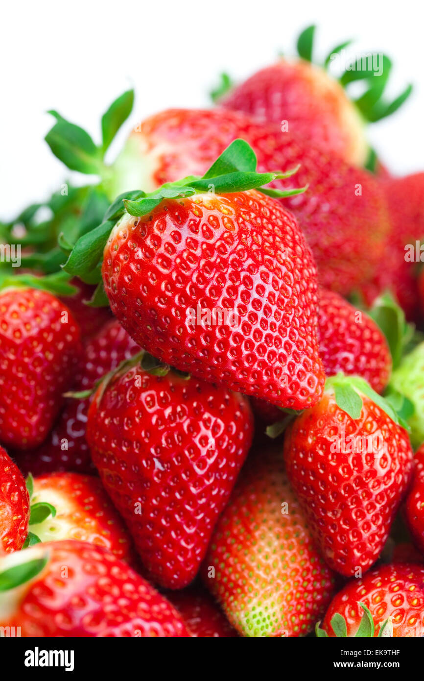 background of red big juicy ripe strawberries Stock Photo - Alamy