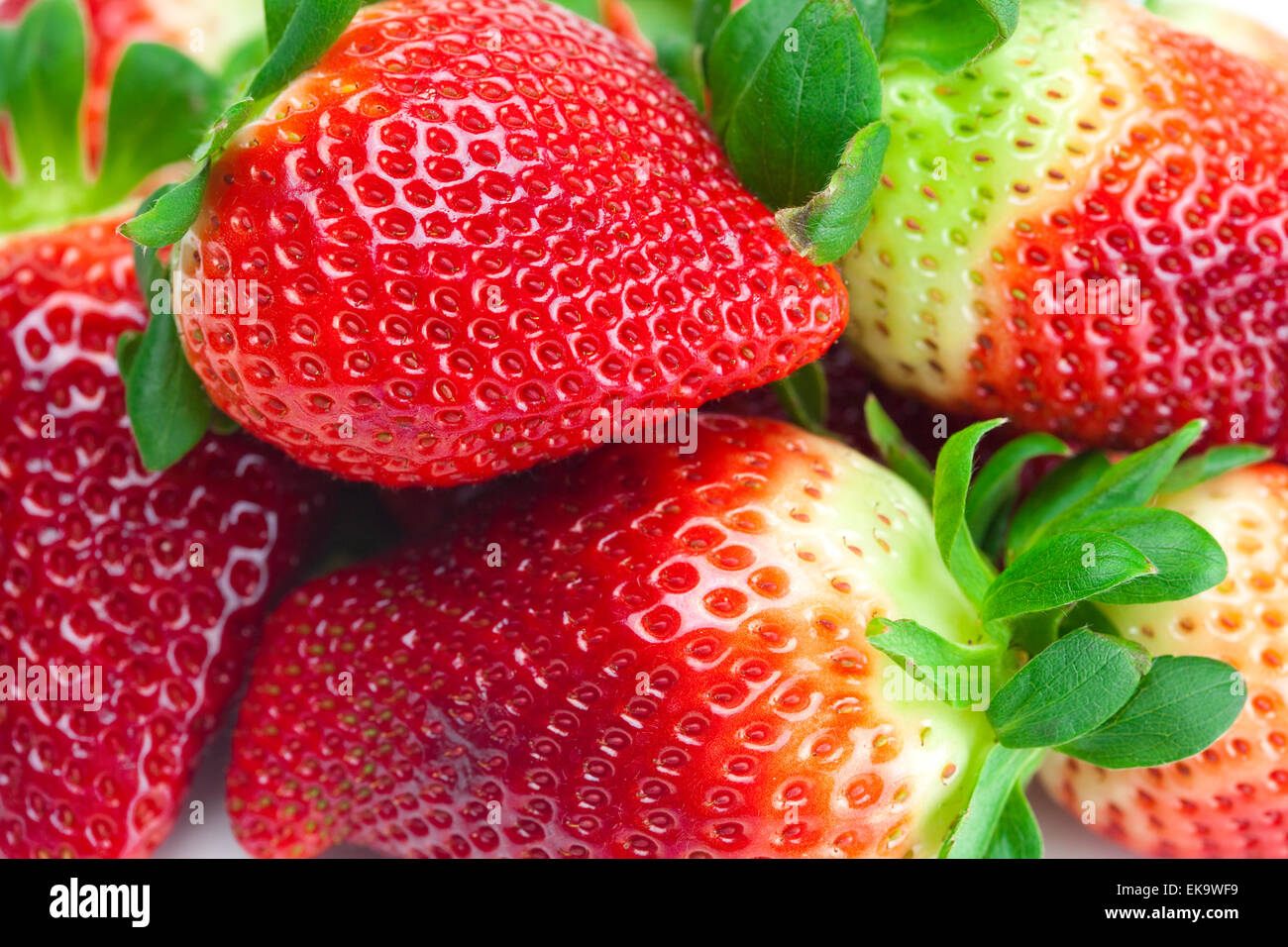 background of red big juicy ripe strawberries Stock Photo - Alamy