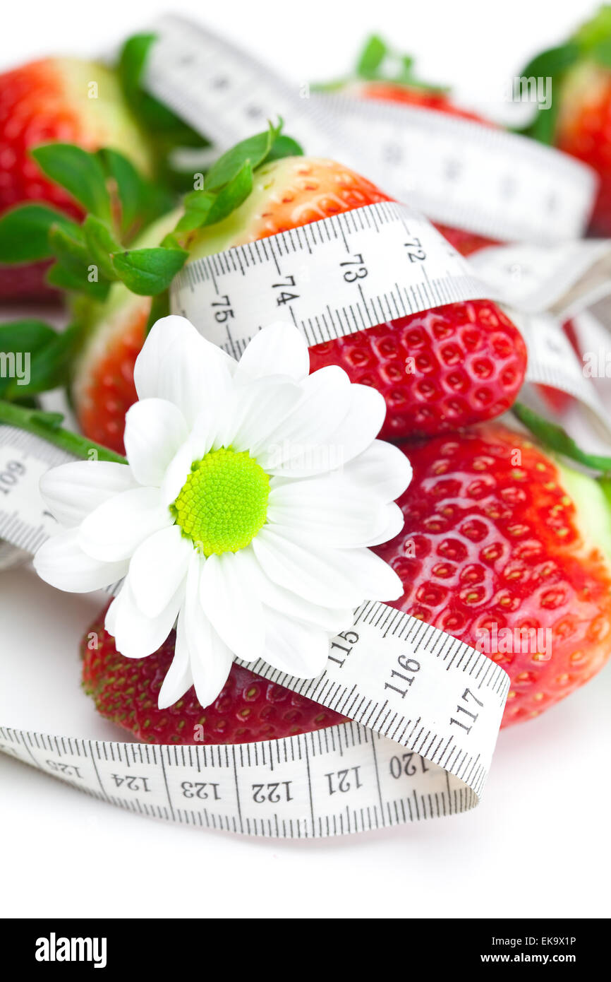background of red big juicy ripe strawberry and flower Stock Photo - Alamy