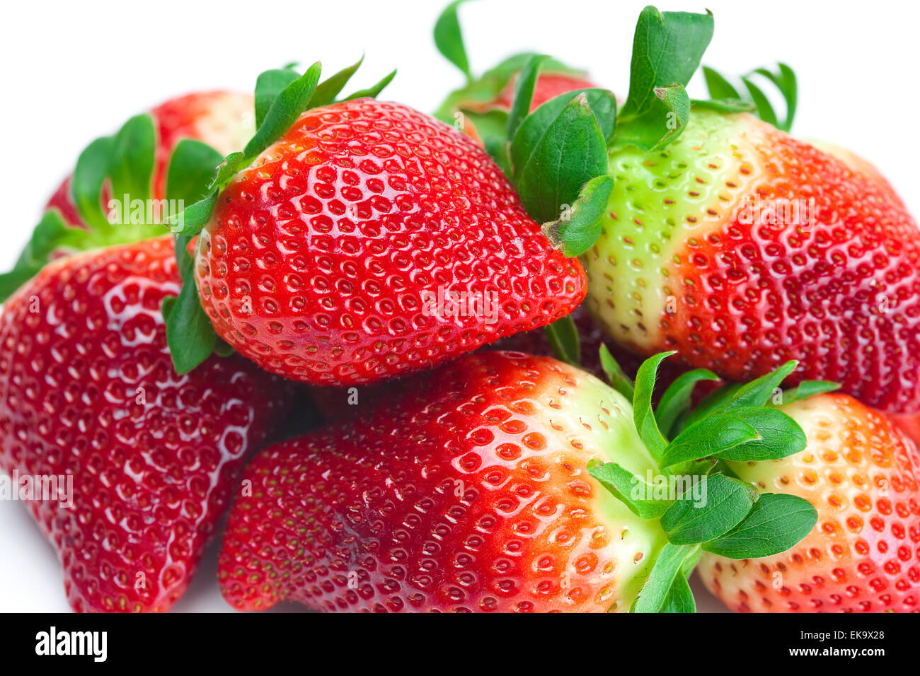 background of red big juicy ripe strawberries Stock Photo - Alamy