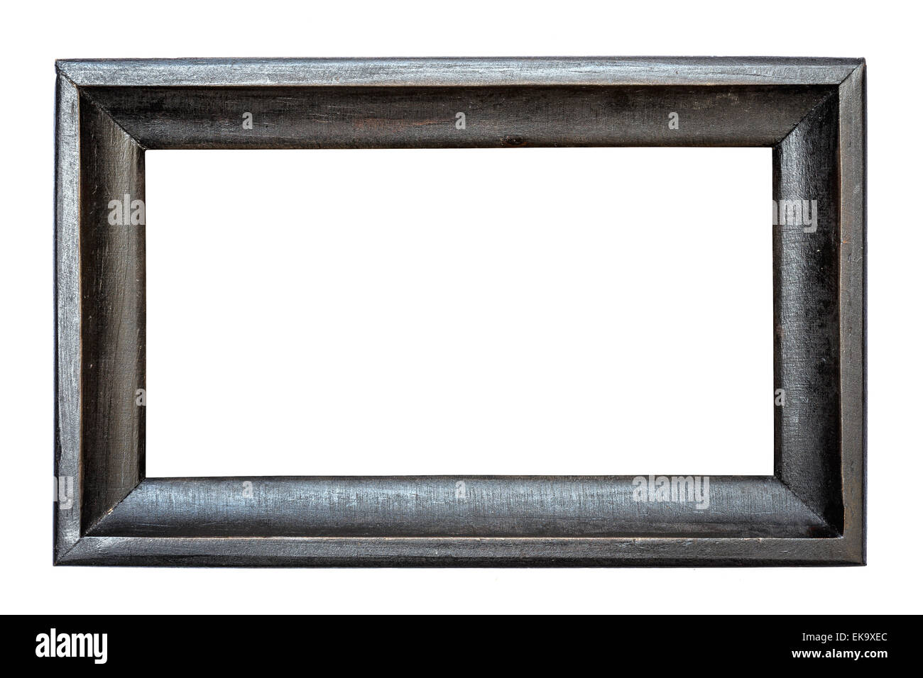 Wooden frame isolated on white background Stock Photo - Alamy