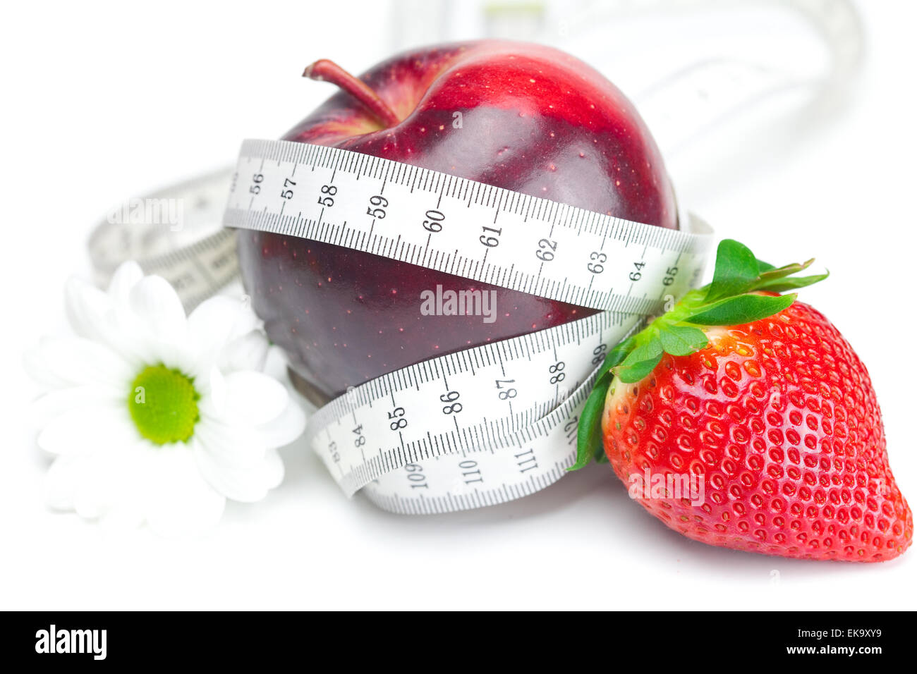 background of red big juicy ripe strawberry and flower Stock Photo - Alamy