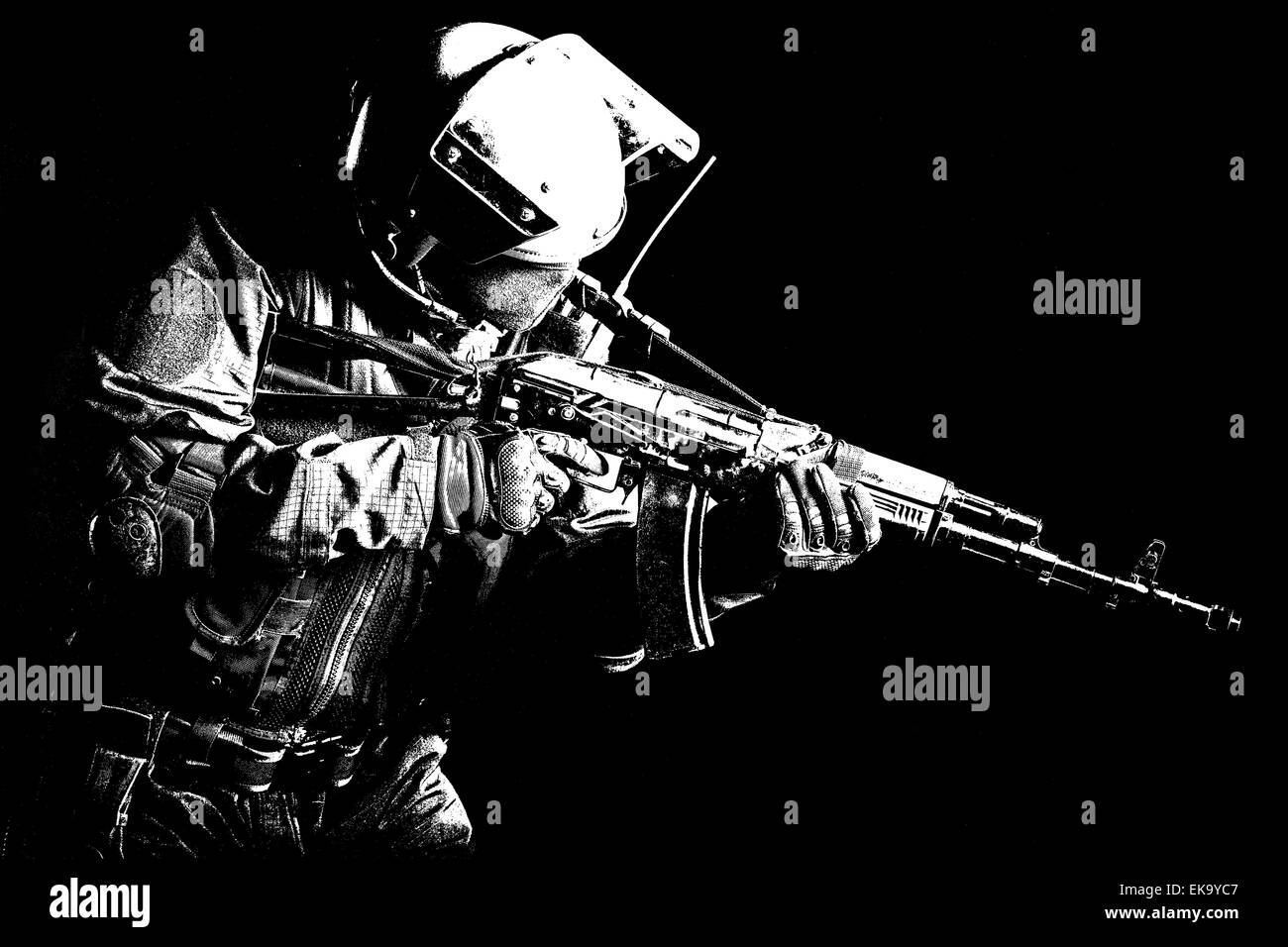 Russian Infantry Black and White Stock Photos & Images - Alamy
