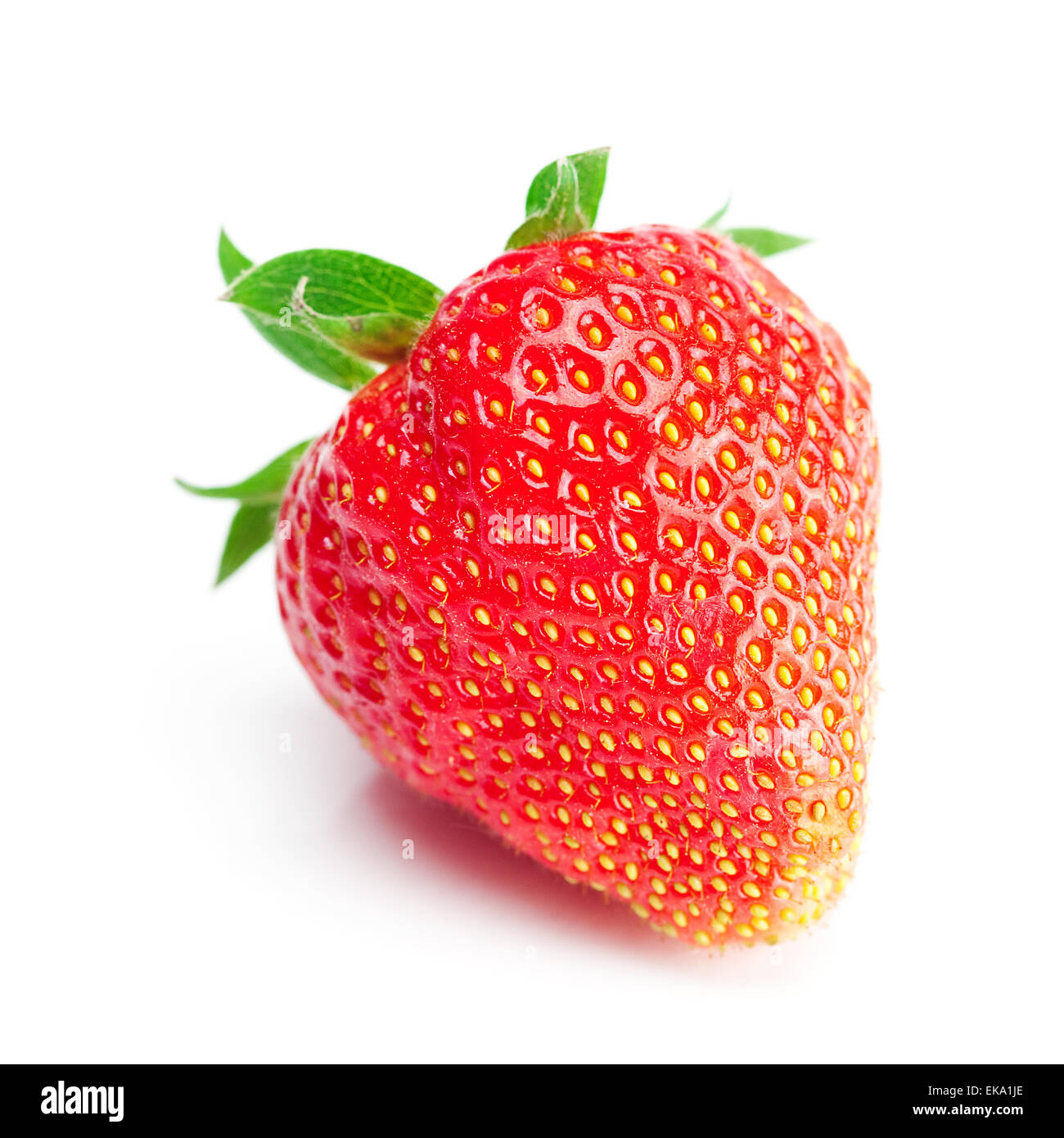 big juicy red ripe strawberries isolated on white Stock Photo - Alamy