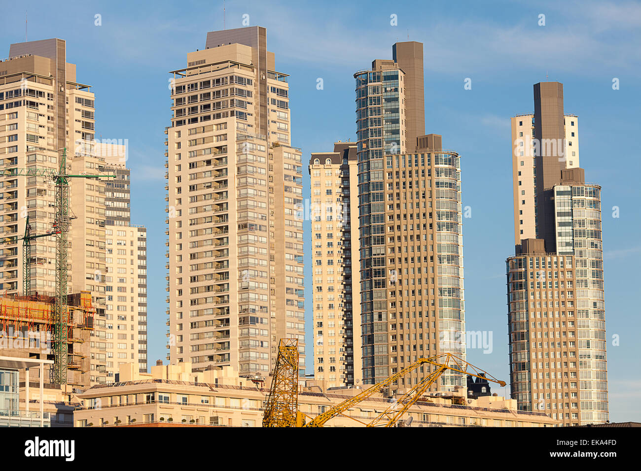 Beautiful modern office building against the blue sky Stock Photo - Alamy