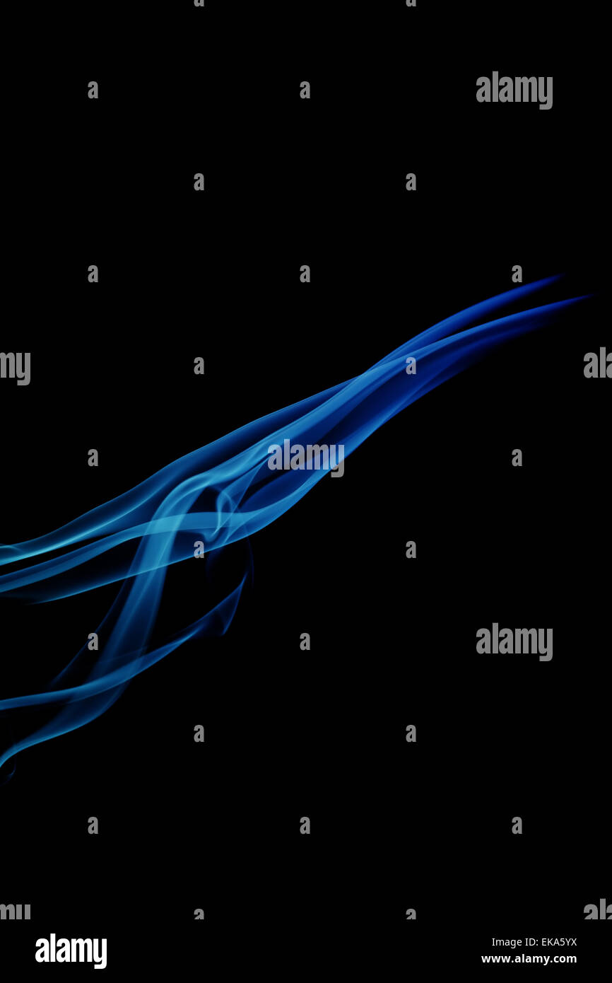 wave and smoke of different colors on black background Stock Photo - Alamy