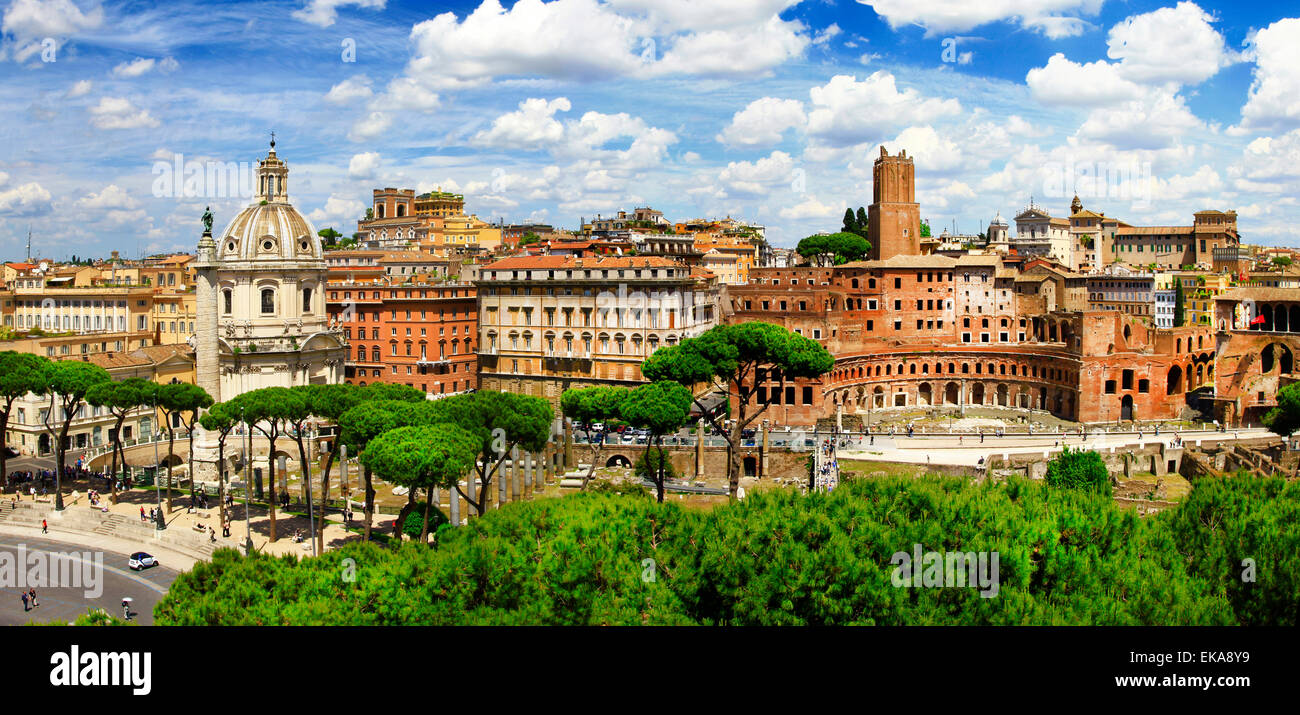 View of Ancient City ,Rome,Italy. Stock Photo