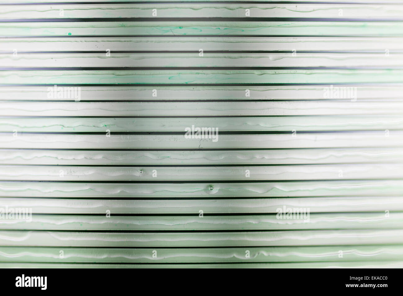 Macro Image of CD Stack Stock Photo