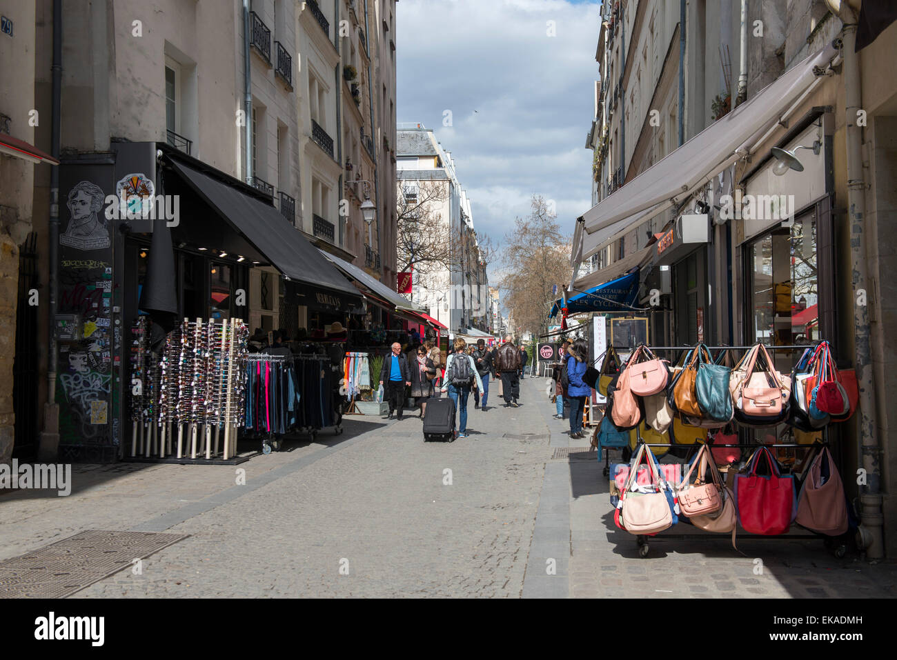 Rue Saint Martin in Paris, France Europe EU Stock Photo Alamy