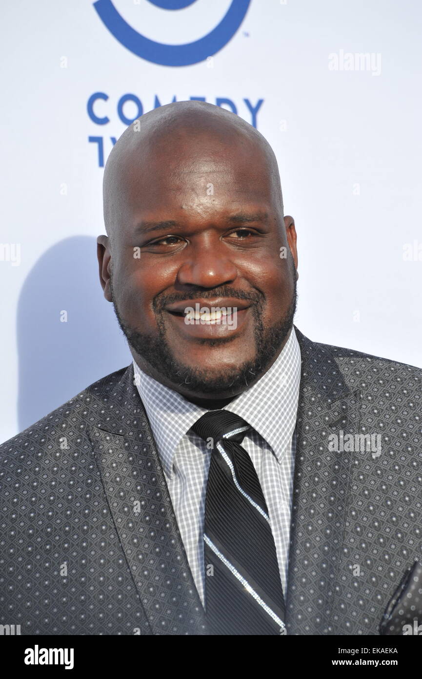 LOS ANGELES, CA MARCH 14, 2015 Basketball star Shaquille O'Neal at