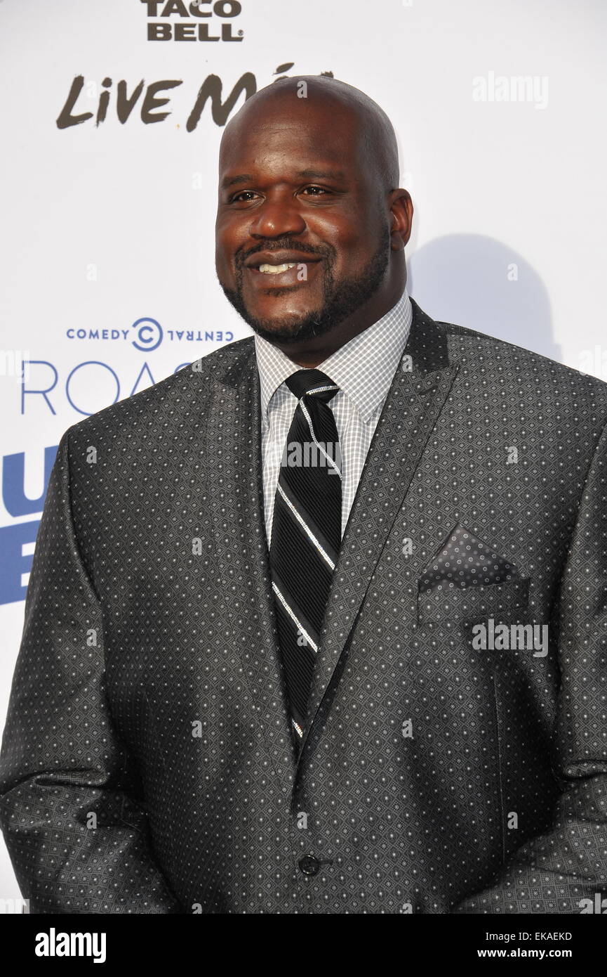 LOS ANGELES, CA MARCH 14, 2015 Basketball star Shaquille O'Neal at