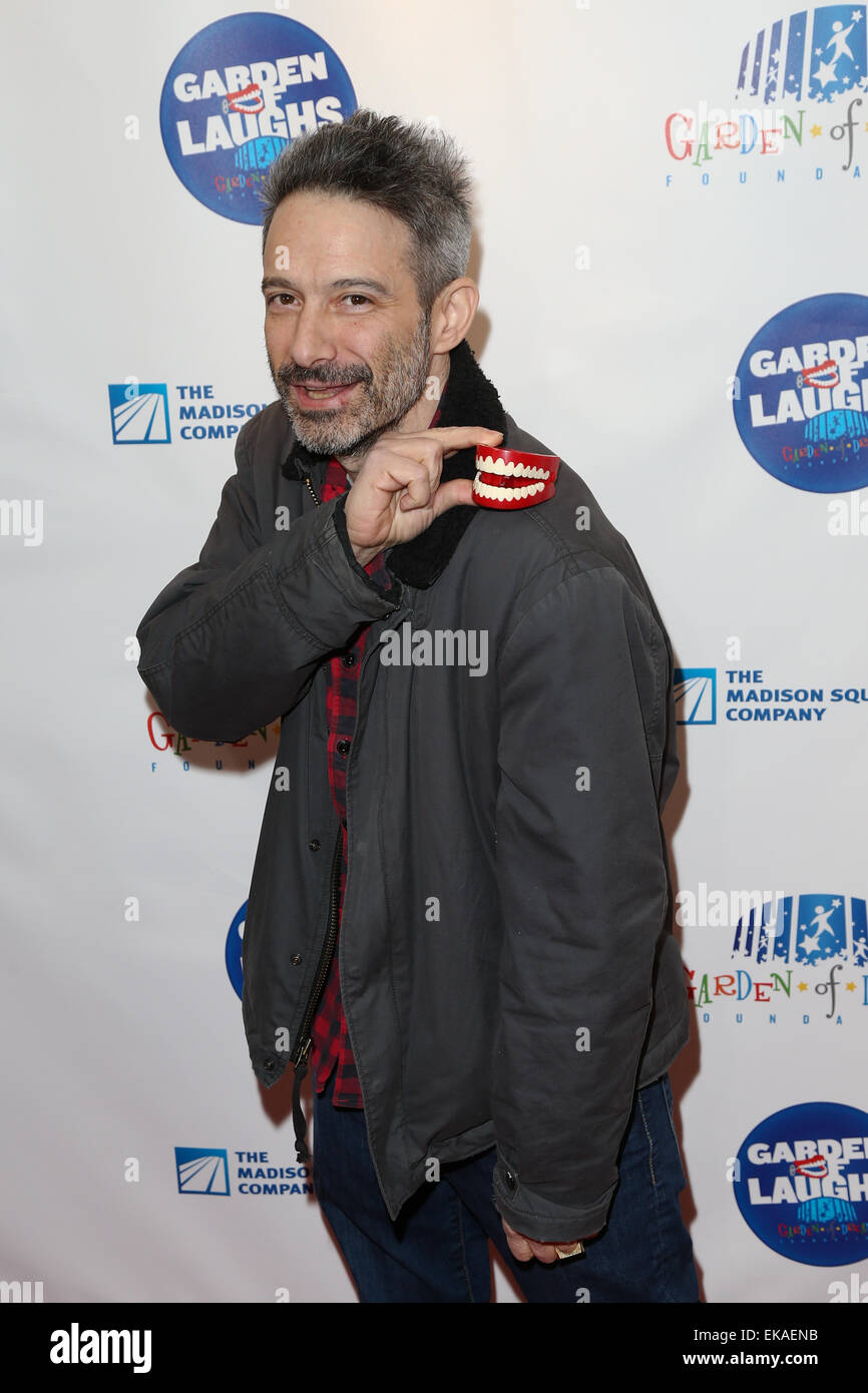 Adam Keefe Horovitz attends the 2015 Garden Of Laughs Comedy Benefit at the Club Bar and Grill at Madison Square Garden. Stock Photo