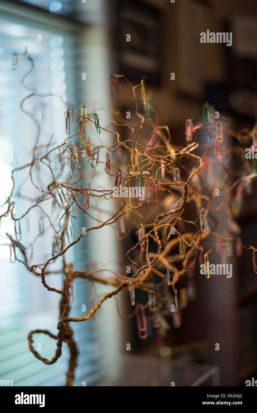 Whitwell Tennessee middle school . Home of the Paper Clip Project Stock