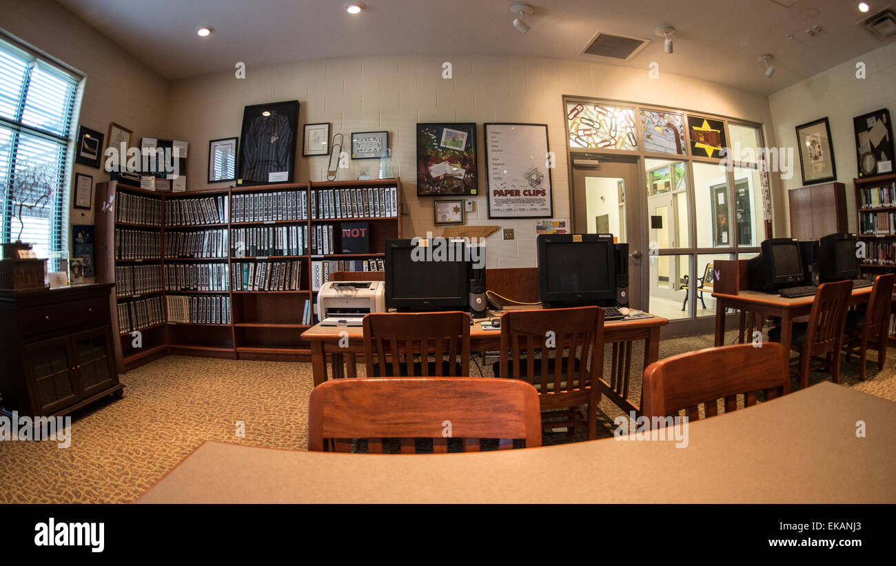 Whitwell Tennessee middle school . Home of the Paper Clip Project Stock