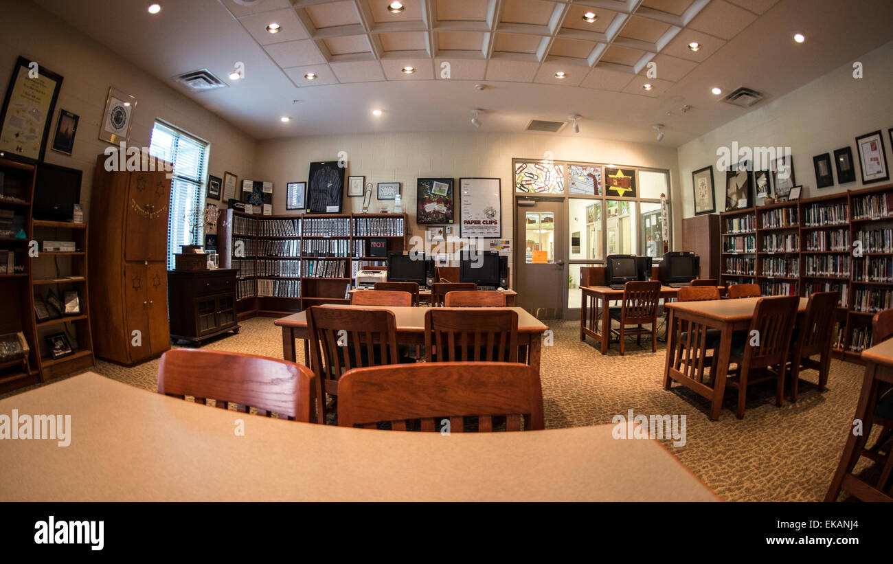 Whitwell Tennessee middle school . Home of the Paper Clip Project Stock