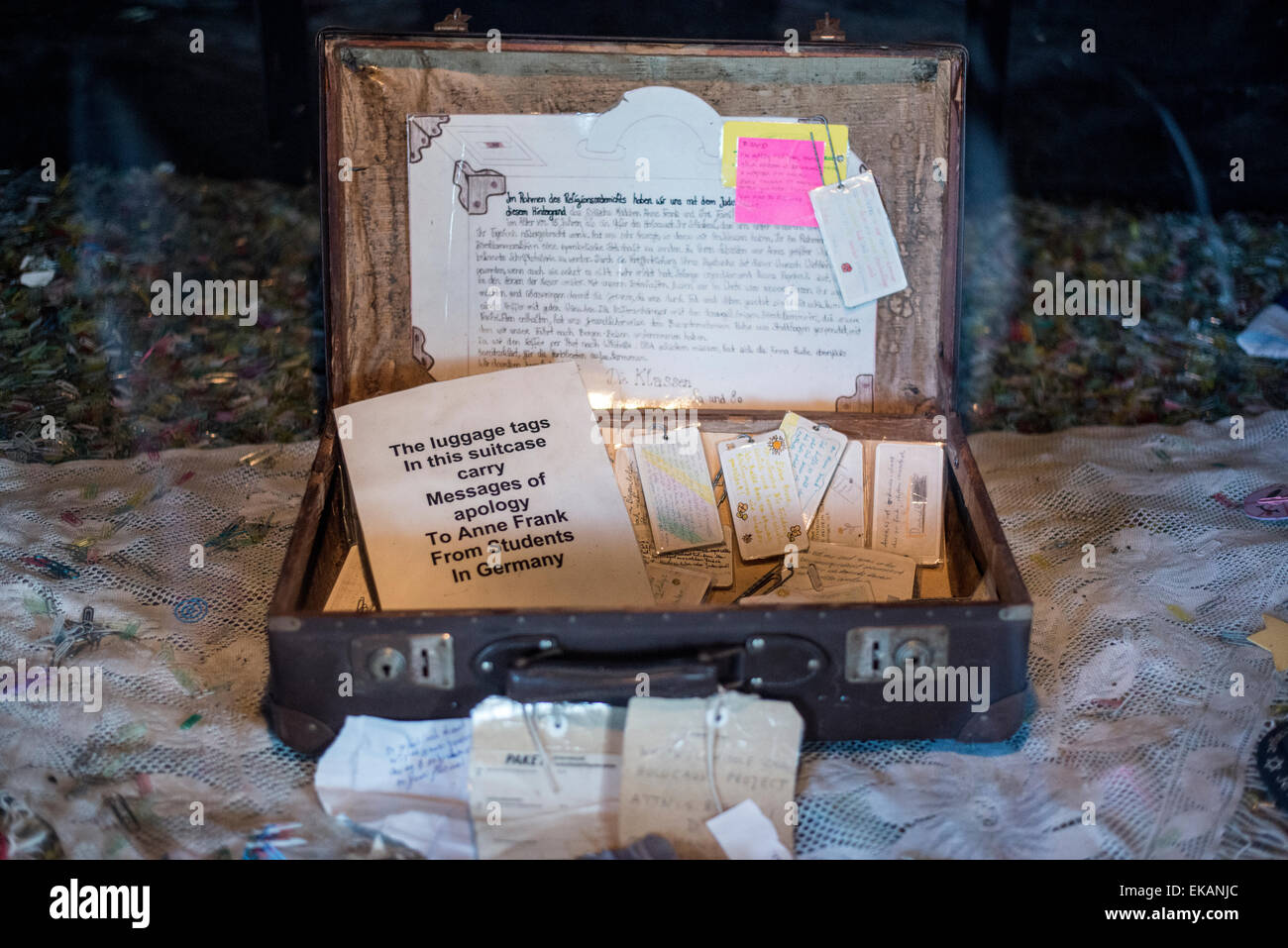 Whitwell Tennessee middle school . Home of the Paper Clip Project Stock