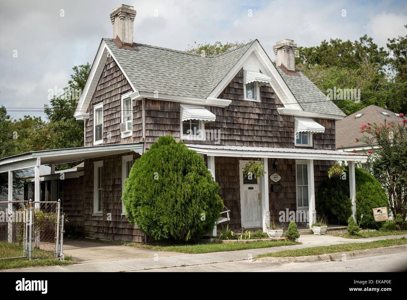 Historical homes,sites , Beaufort, North Carolina,Carteret County Stock