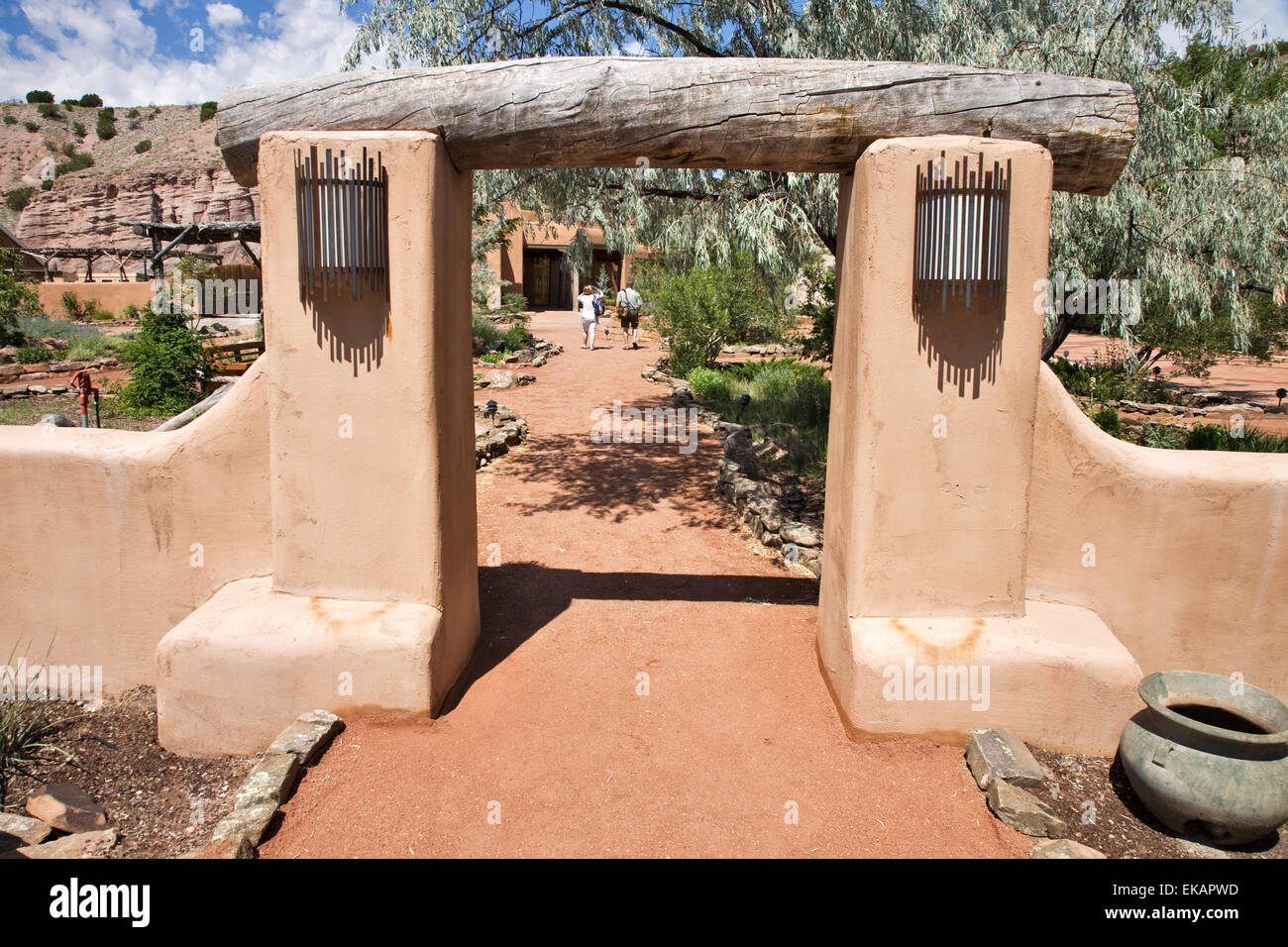 The refuge at Ojo Caliente is located in a modified, desert-spring