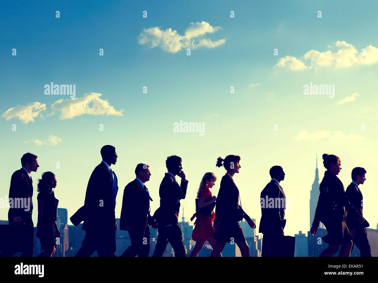 Business People Commuter Corporate City Concept Stock Photo - Alamy