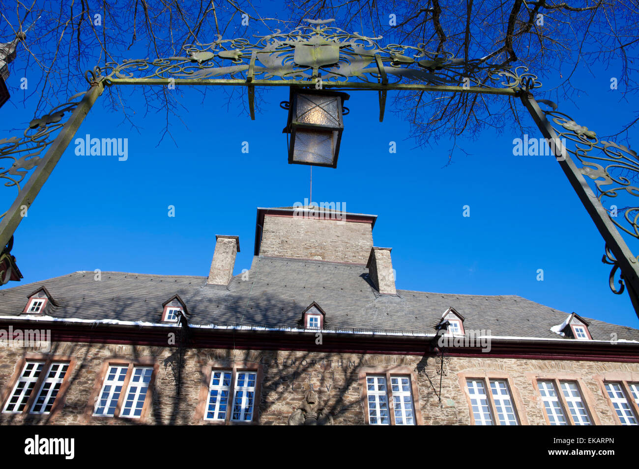 Burg Schnellenberg Castle, Hanseatic City of Attendorn, Sauerland region, North Rhine-Westphalia, Germany, Europe Stock Photo