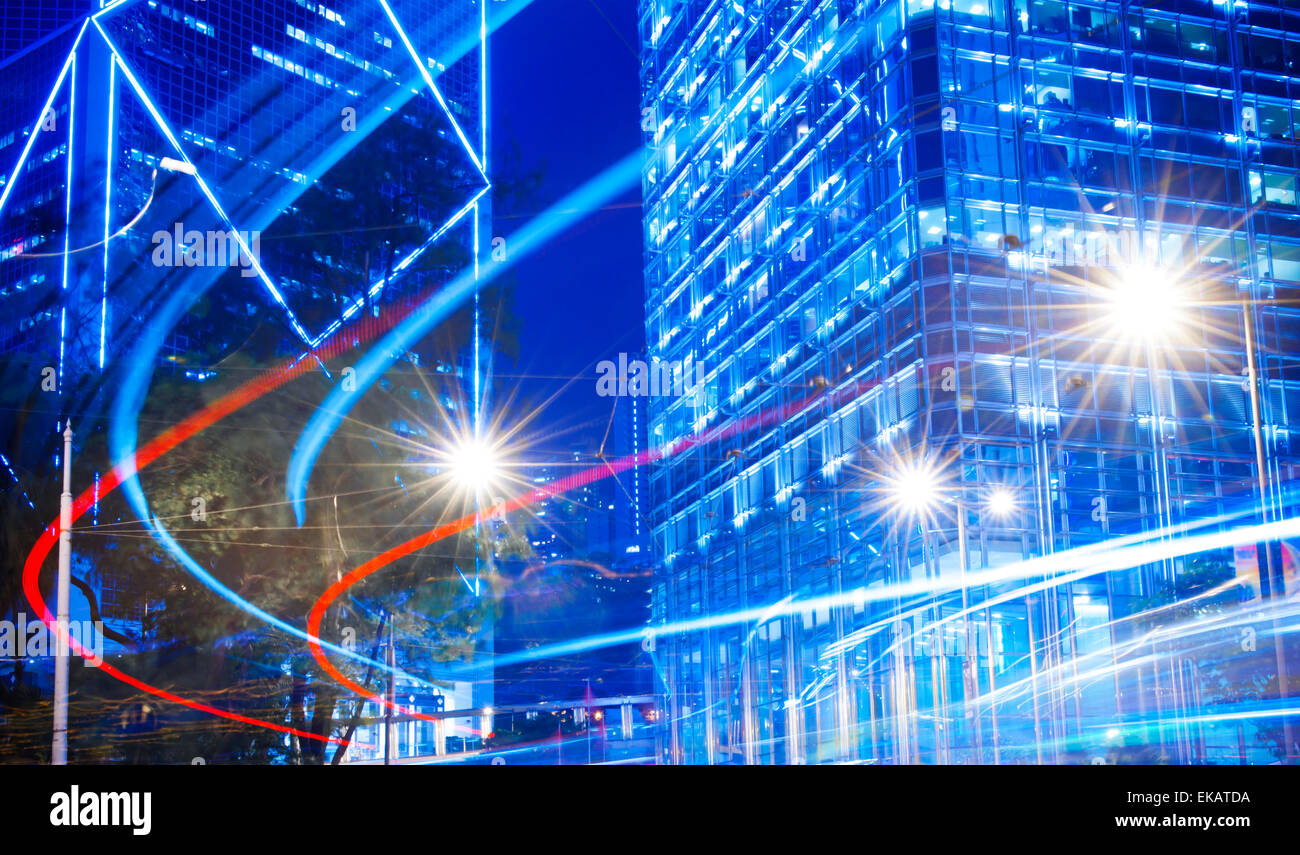 Blurry scene in city night hi-res stock photography and images - Alamy