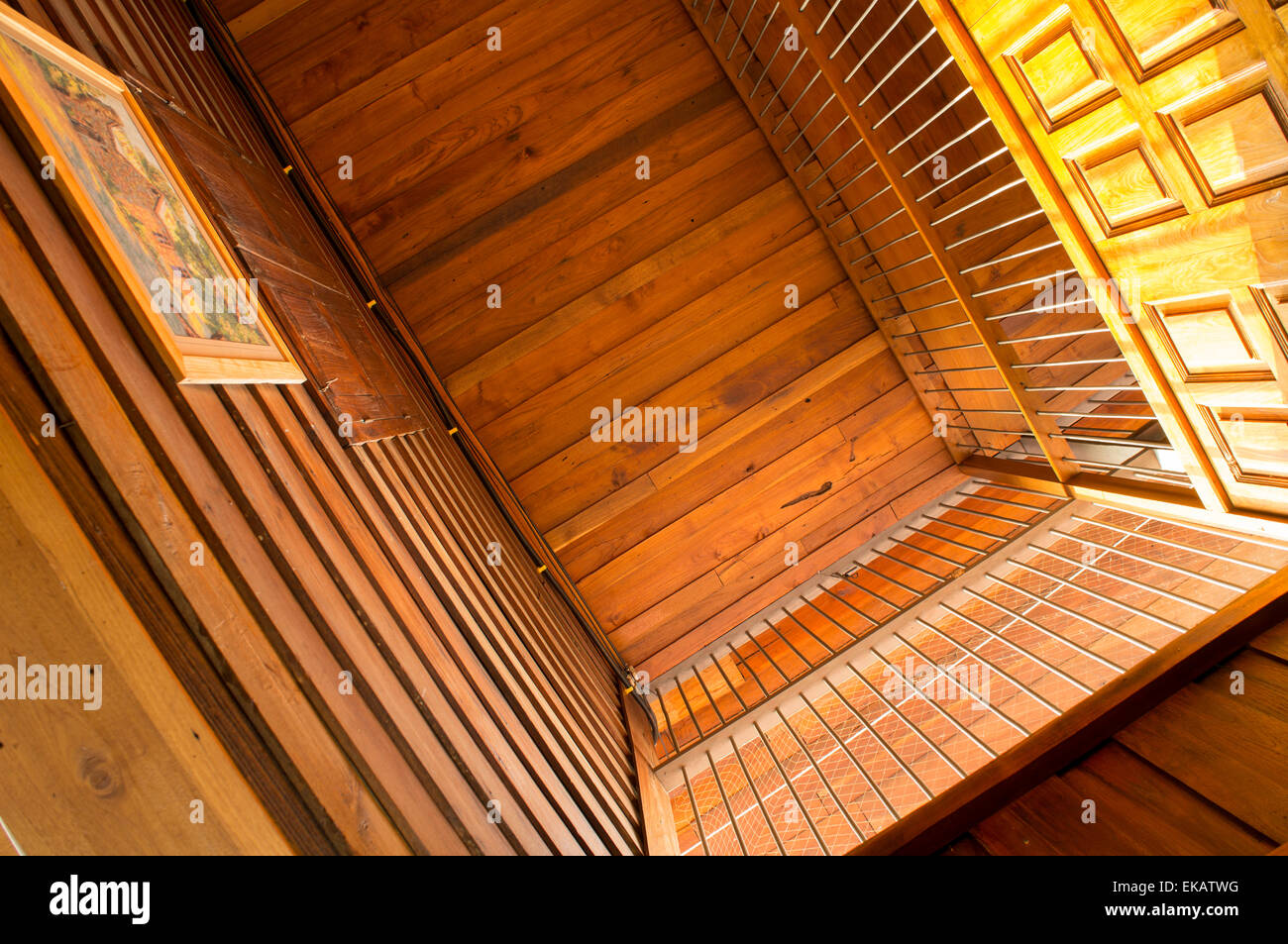 house home teak wood lacquer hard furniture Stock Photo Alamy