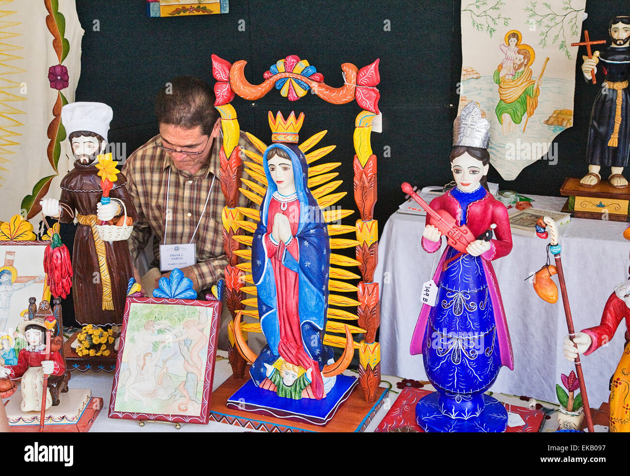 The Santa Fe Spanish Market, held in late July, fills the Santa Fe