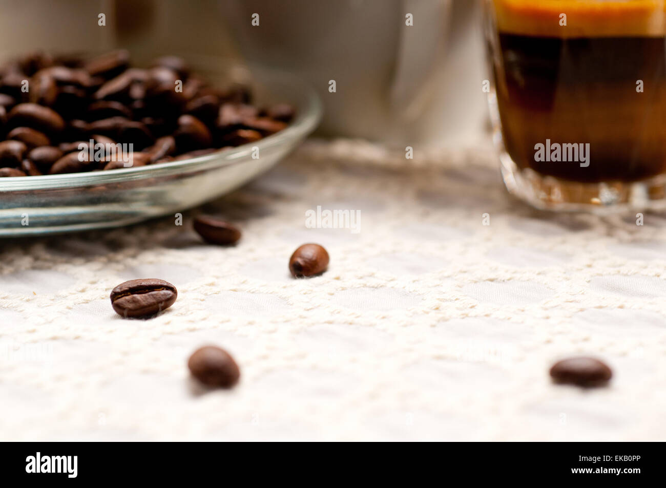 selection of different coffee type Stock Photo