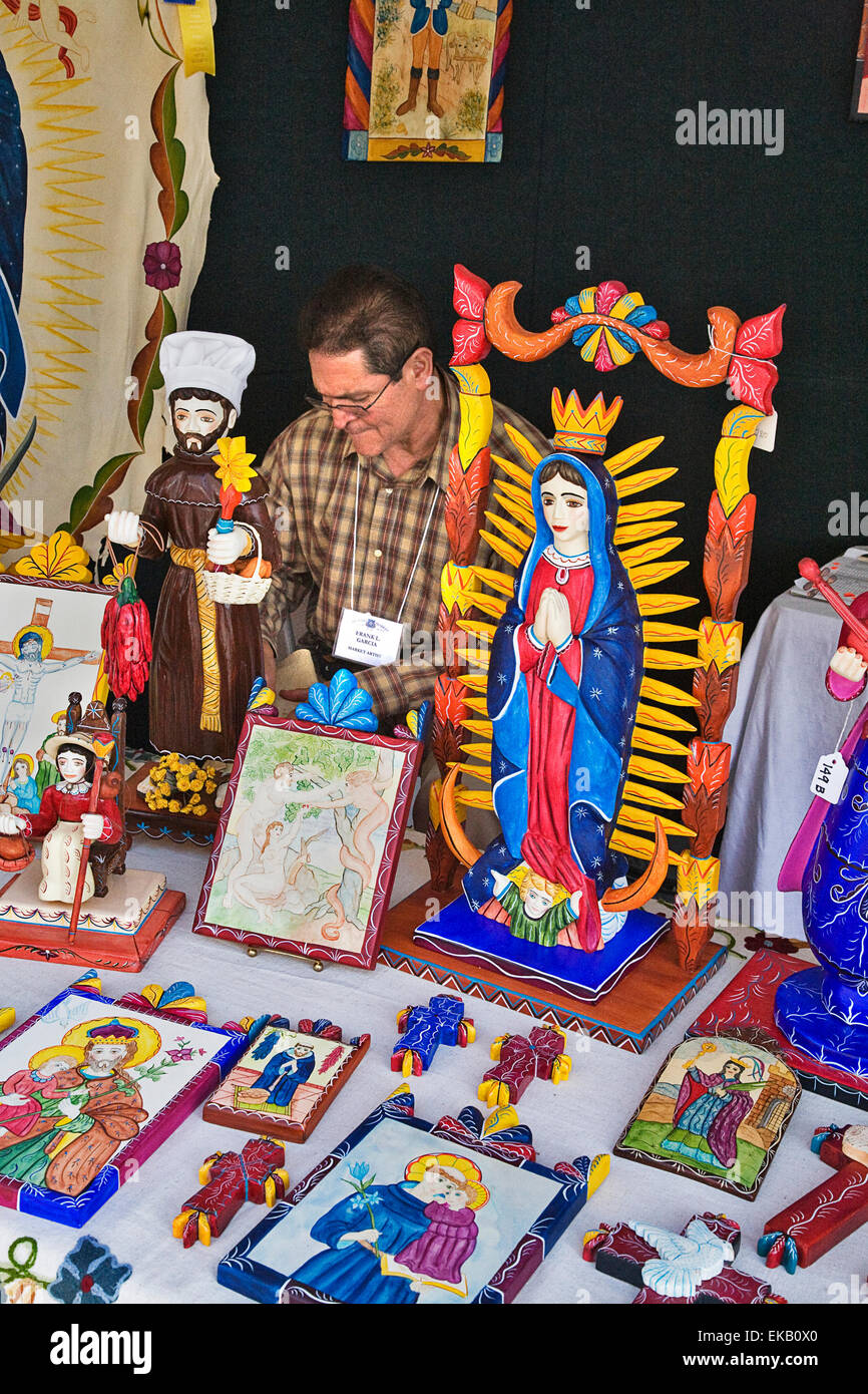 The Santa Fe Spanish Market, held in late July, fills the Santa Fe