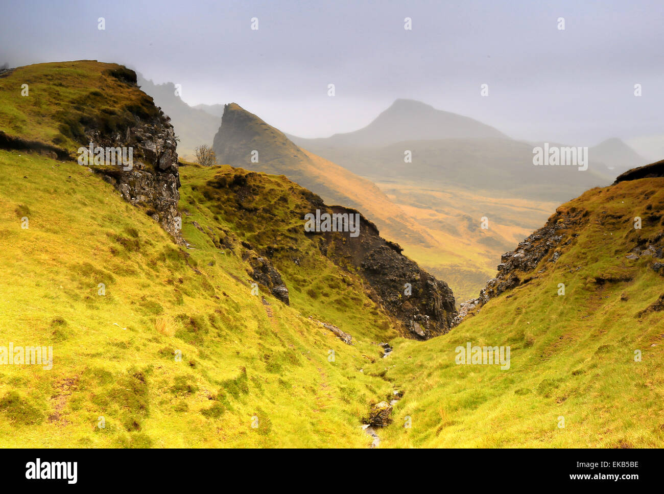 Landscape of Scottish, Isle of Skye, Scotland. UK. Stock Photo