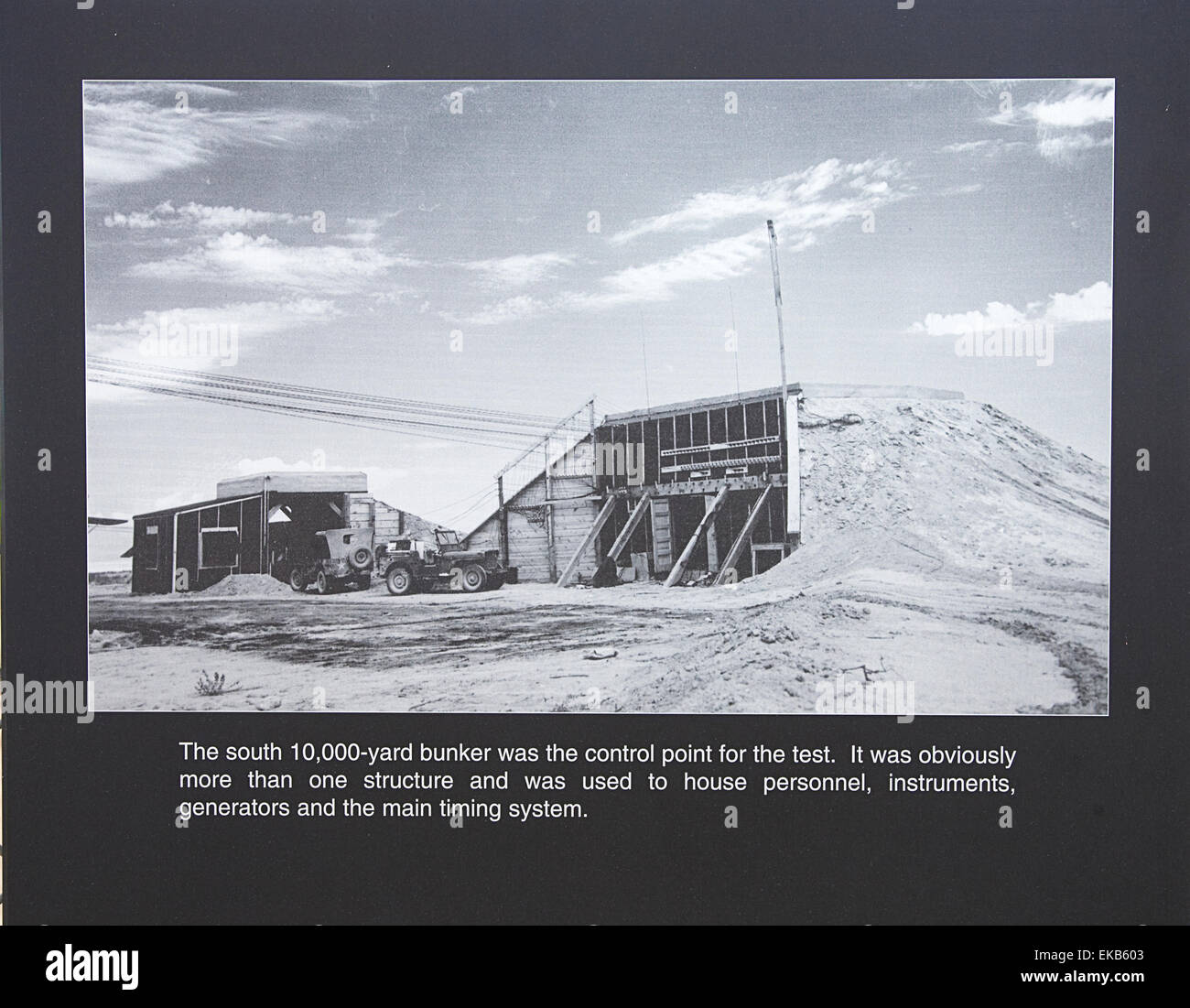The Trinity Test Site, where the first atomic bomb was exploded on July