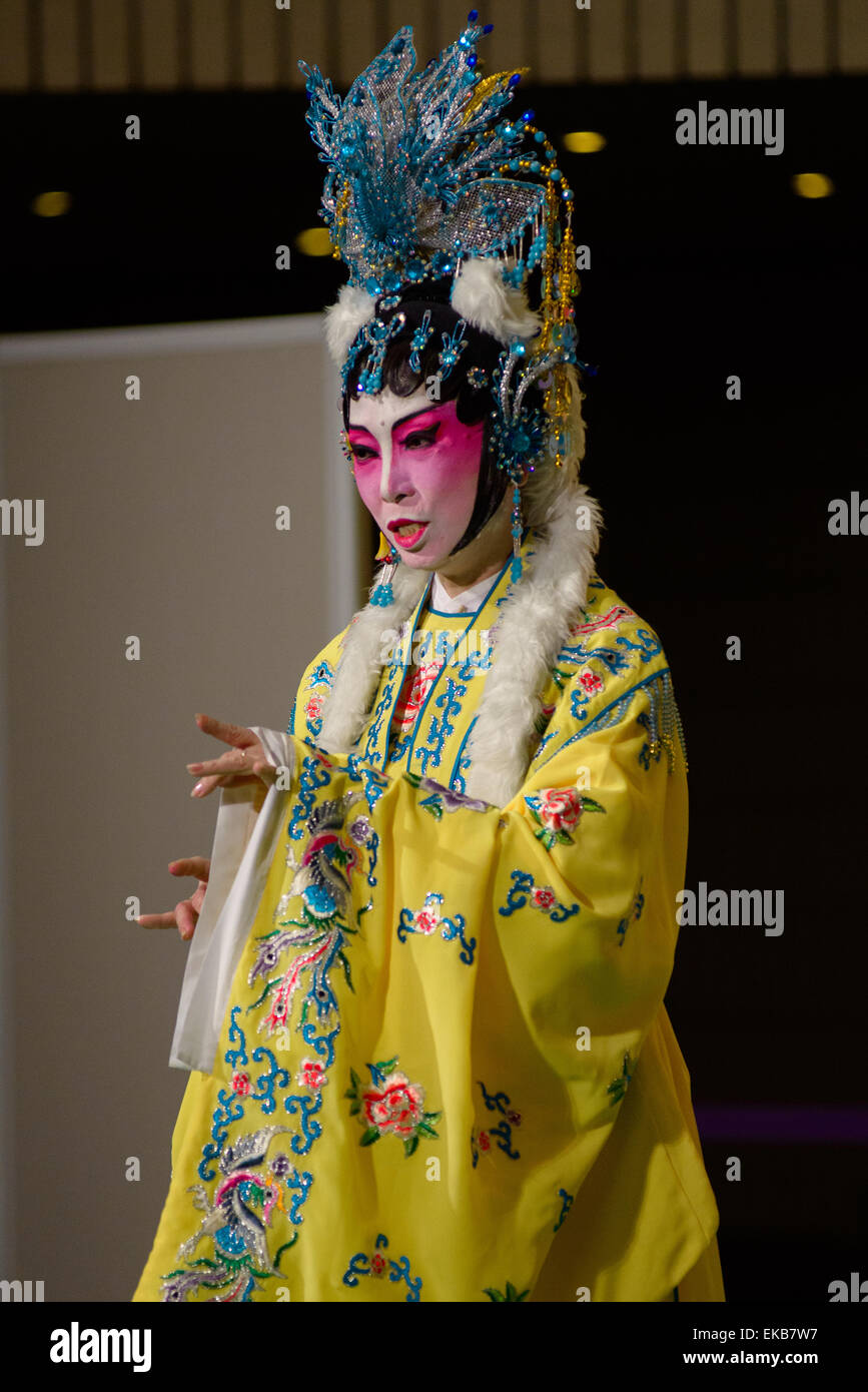Chinese Opera Performers Hong Kong Stock Photo