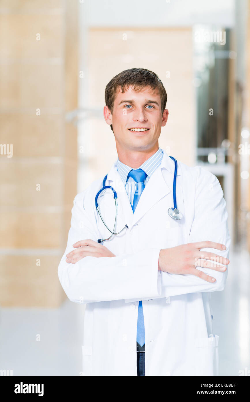 Portrait Of Doctor Stock Photo Alamy