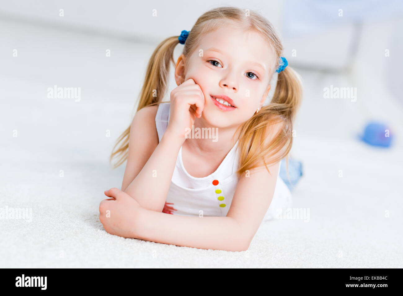 Close up cute girl home hi-res stock photography and images - Alamy