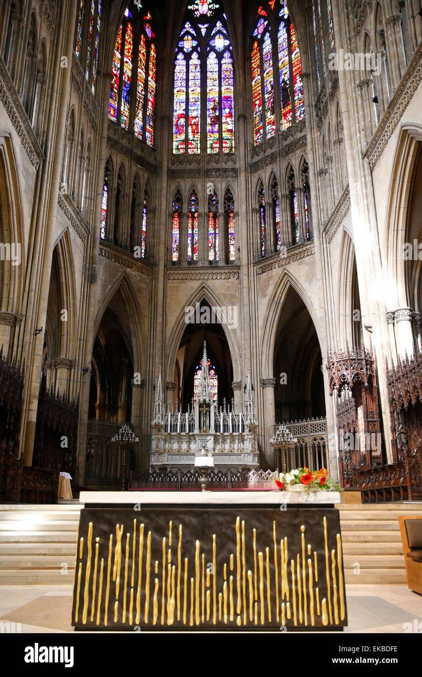 Carte Postale Ancienne – Metz – Intérieur De La Cathédrale – CPA