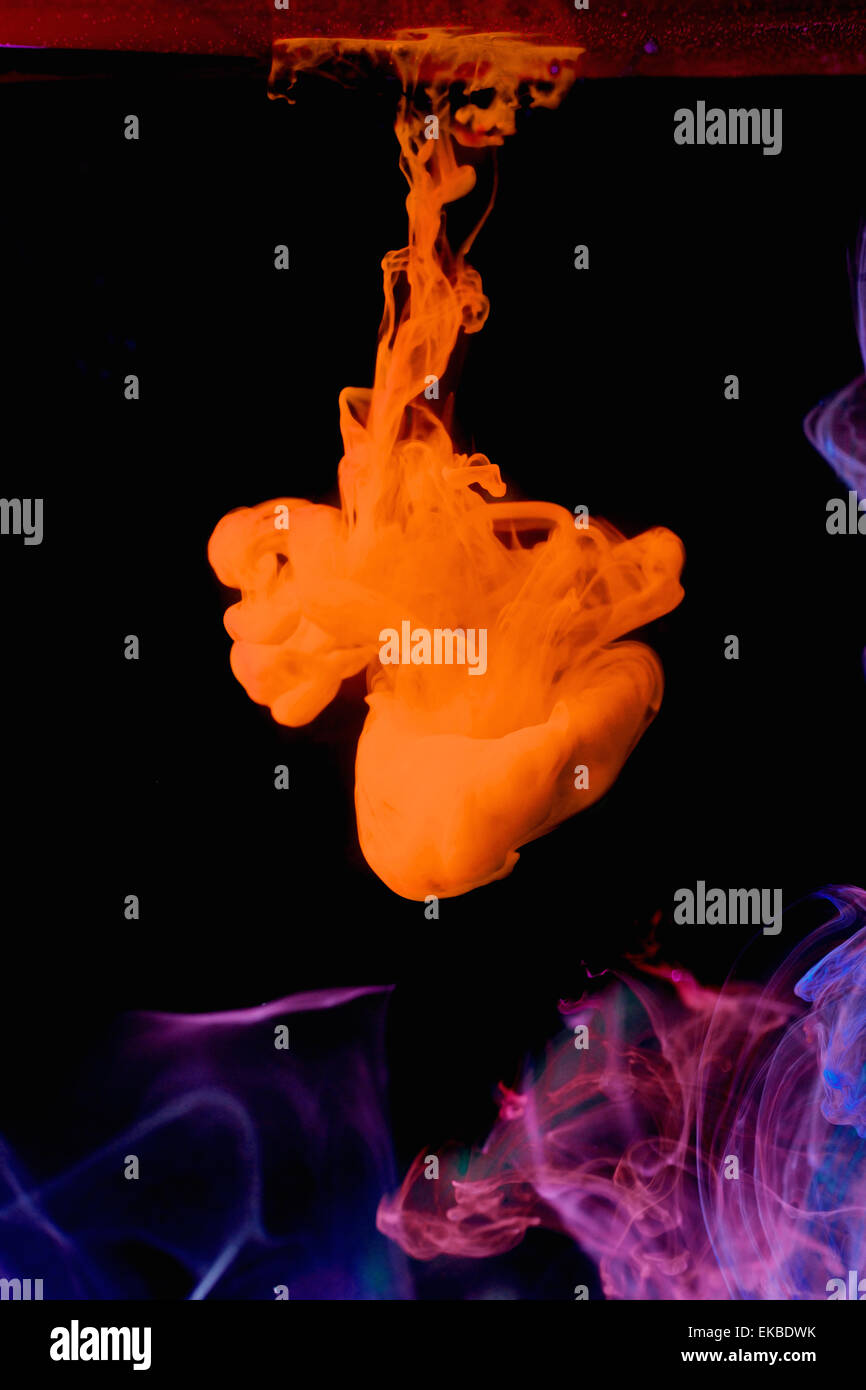 Abstract Ink Water Inks in water, color abstraction Stock Photo - Alamy