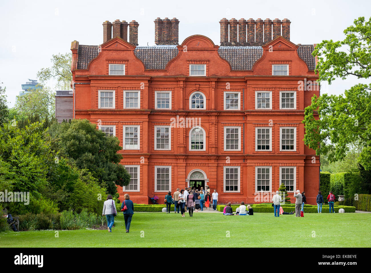 Kew Palace, also known as The Dutch House, a British Royal Palace in Kew Gardens, UNESCO, Kew, Greater London, England, UK Stock Photo