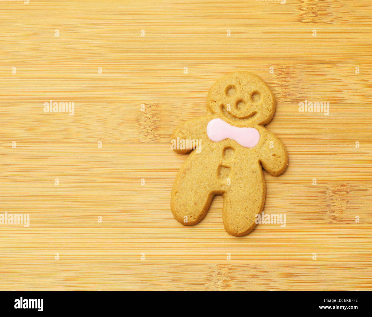 Gingerbread Man cookie for xmas Stock Photo