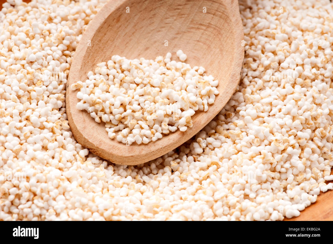 Amaranth popping, glutenfree, high protein grain cereal Stock Photo