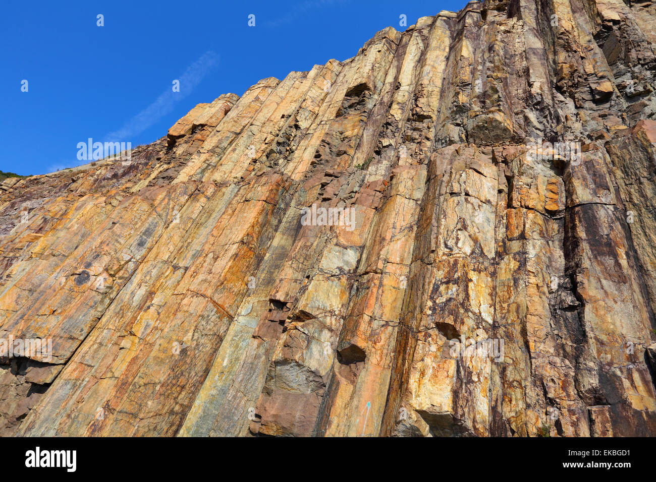 Hexagonal Rocks Hk Hong Kong Geographical Park , hexagonal column Stock Photo - Alamy