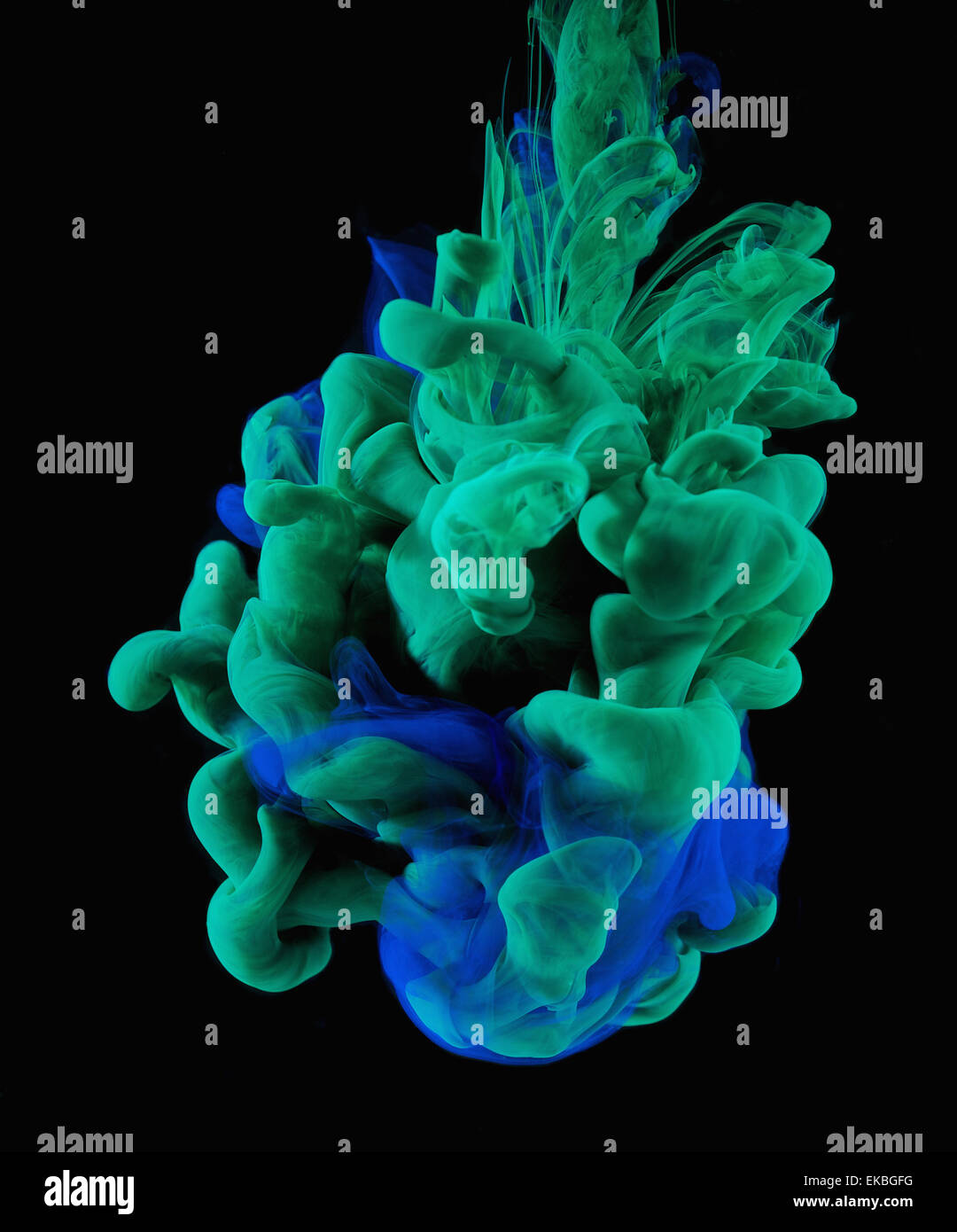 Abstract Ink Water inks in water, color abstraction Stock Photo - Alamy