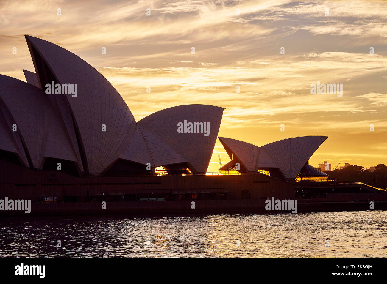 Sydney Opera House, UNESCO World Heritage Site, at sunrise, Sydney, New ...